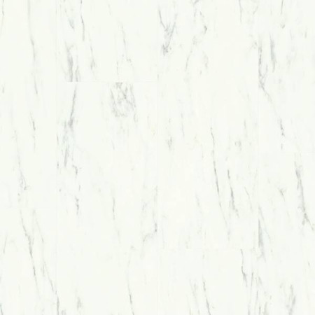 Винил Quick Step Ambient Click AMCL40136 Белый каррарский мрамор